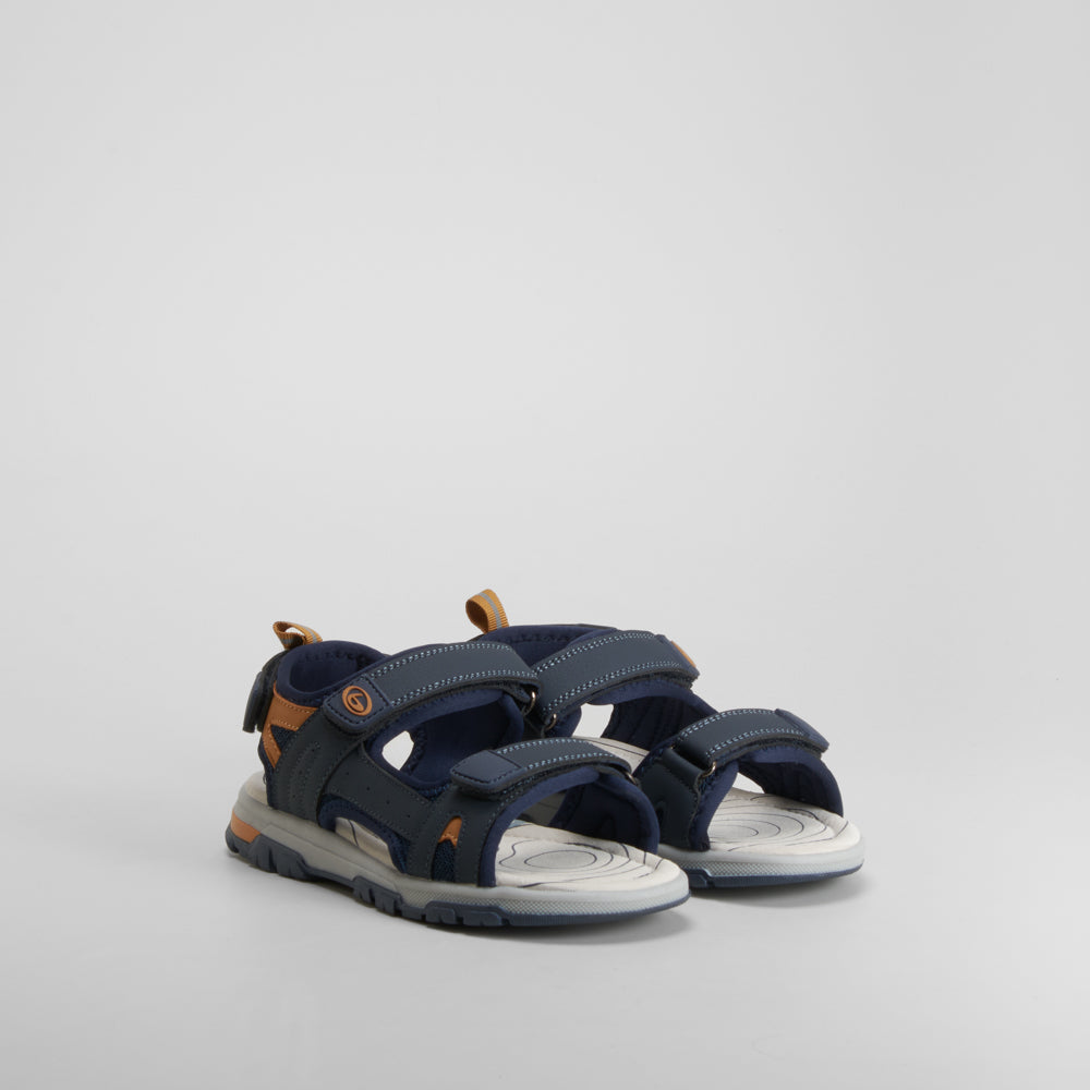 Sandalia deportiva velcro azul BEPPI