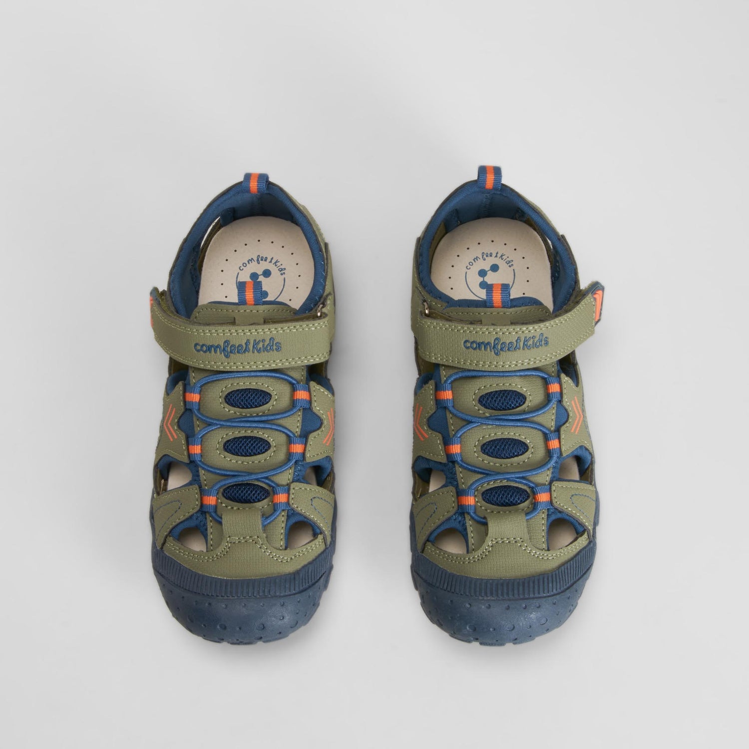 Sandalia deportiva velcro verde COMFEET KIDS