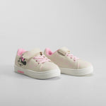 Deportiva bebé beige con detalles rosas MINNIE