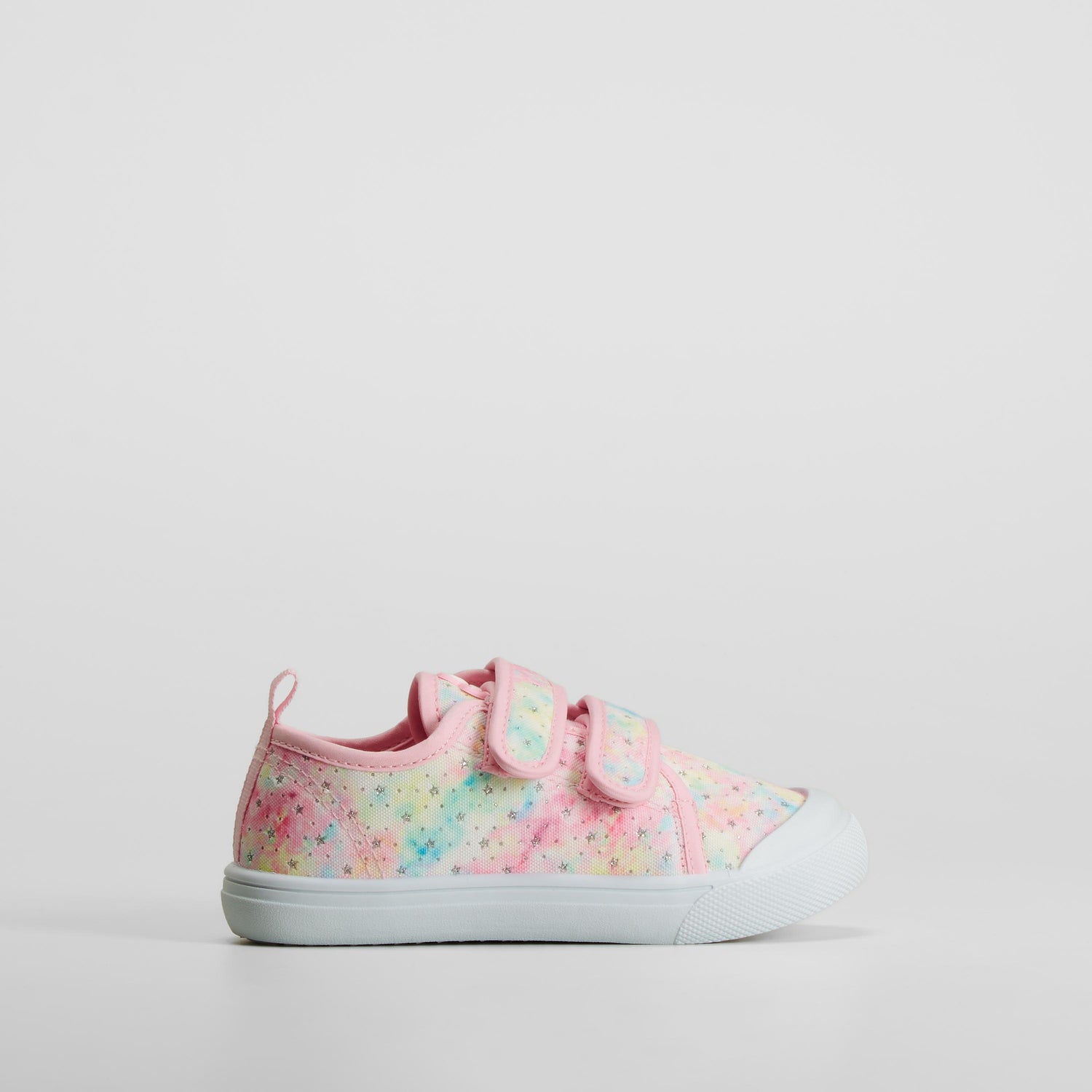 Zapatilla lona estrellas bebé rosa BEPPI