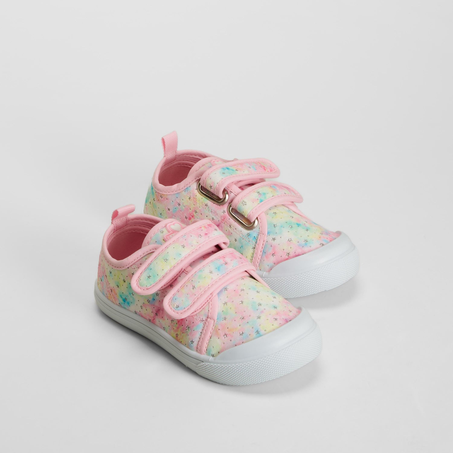 Zapatilla lona estrellas bebé rosa BEPPI
