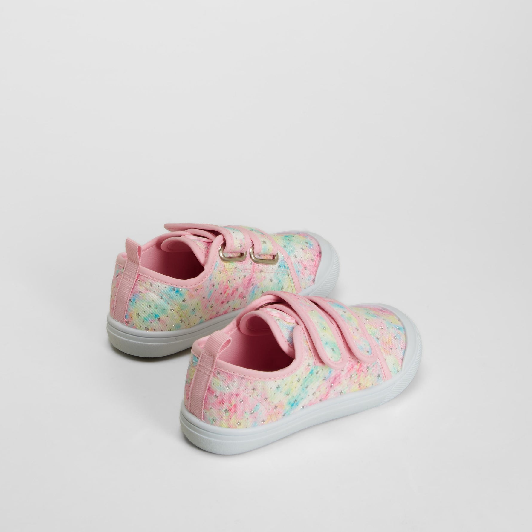 Zapatilla lona estrellas bebé rosa BEPPI