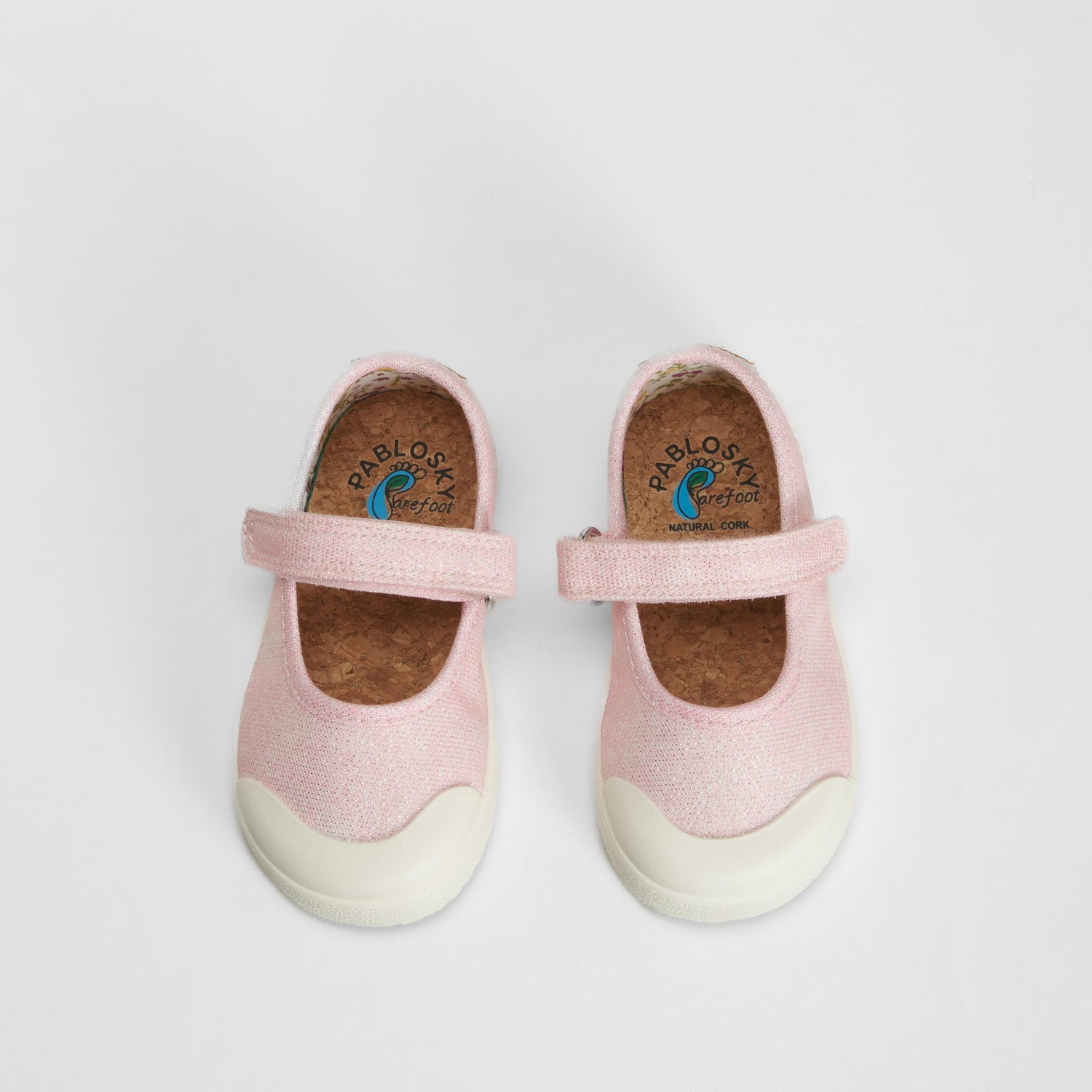 Zapatilla lona merceditas bebé rosa PABLOSKY