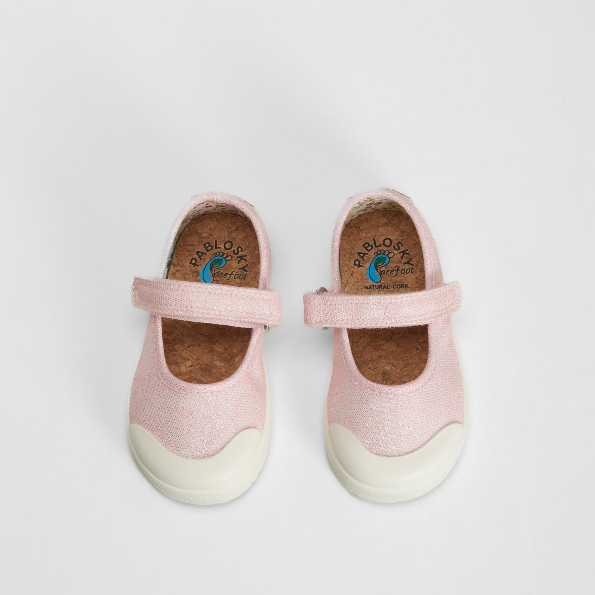 Zapatilla lona merceditas bebé rosa PABLOSKY