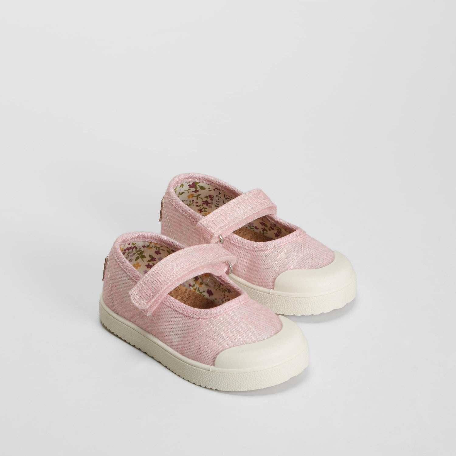Zapatilla lona merceditas bebé rosa PABLOSKY