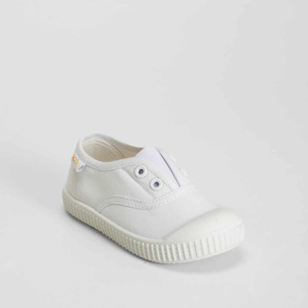 Zapatilla lona bebé blanca BACHE