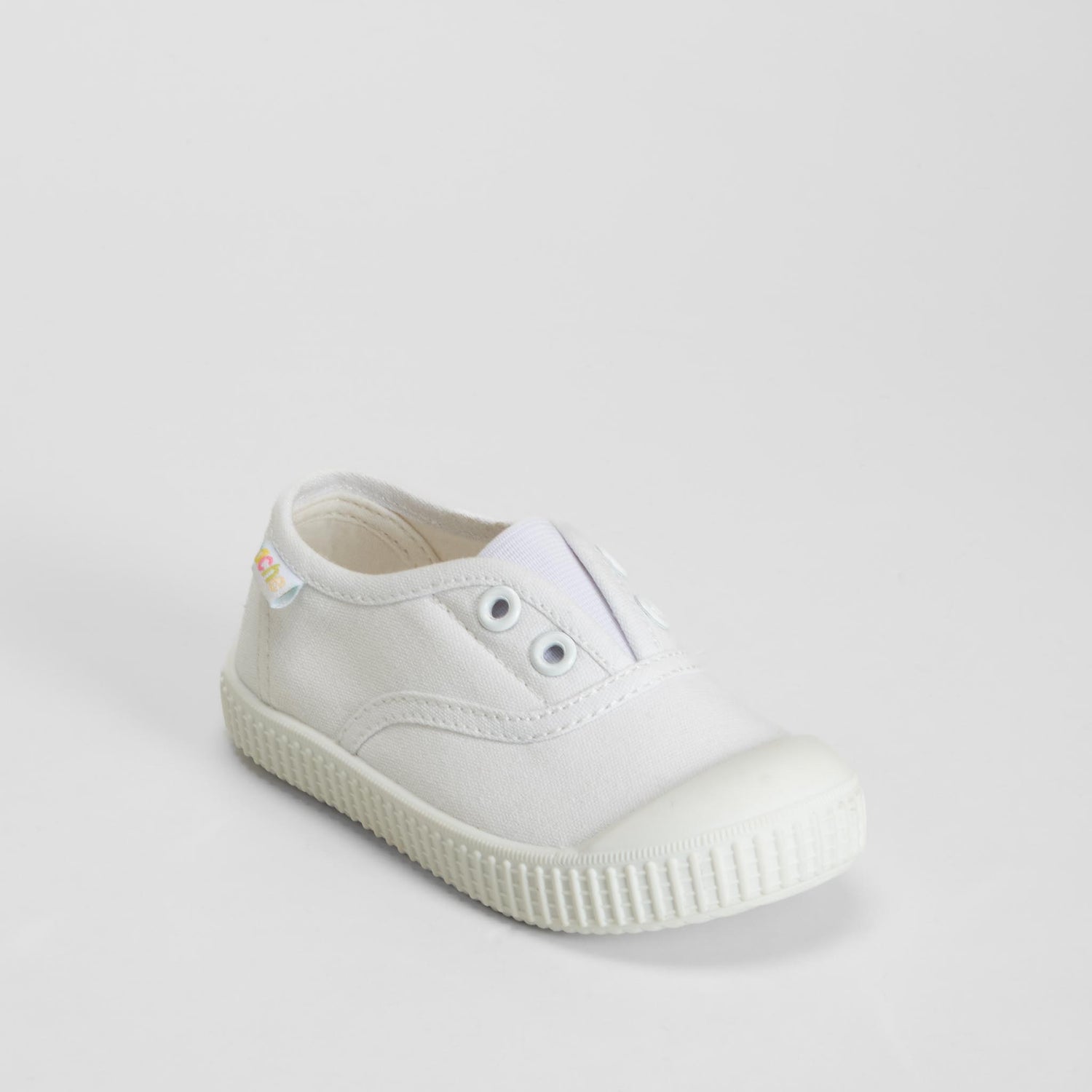 Zapatilla lona bebé blanca BACHE