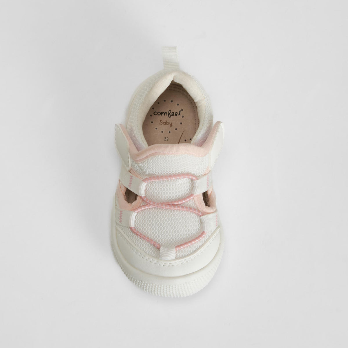 Zapatilla lona mesh bebé blanca COMFEET BABY