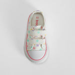 Zapatilla lona estrellas multicolor velcro BACHE