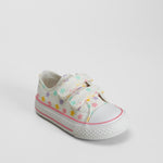 Zapatilla lona estrellas multicolor velcro BACHE
