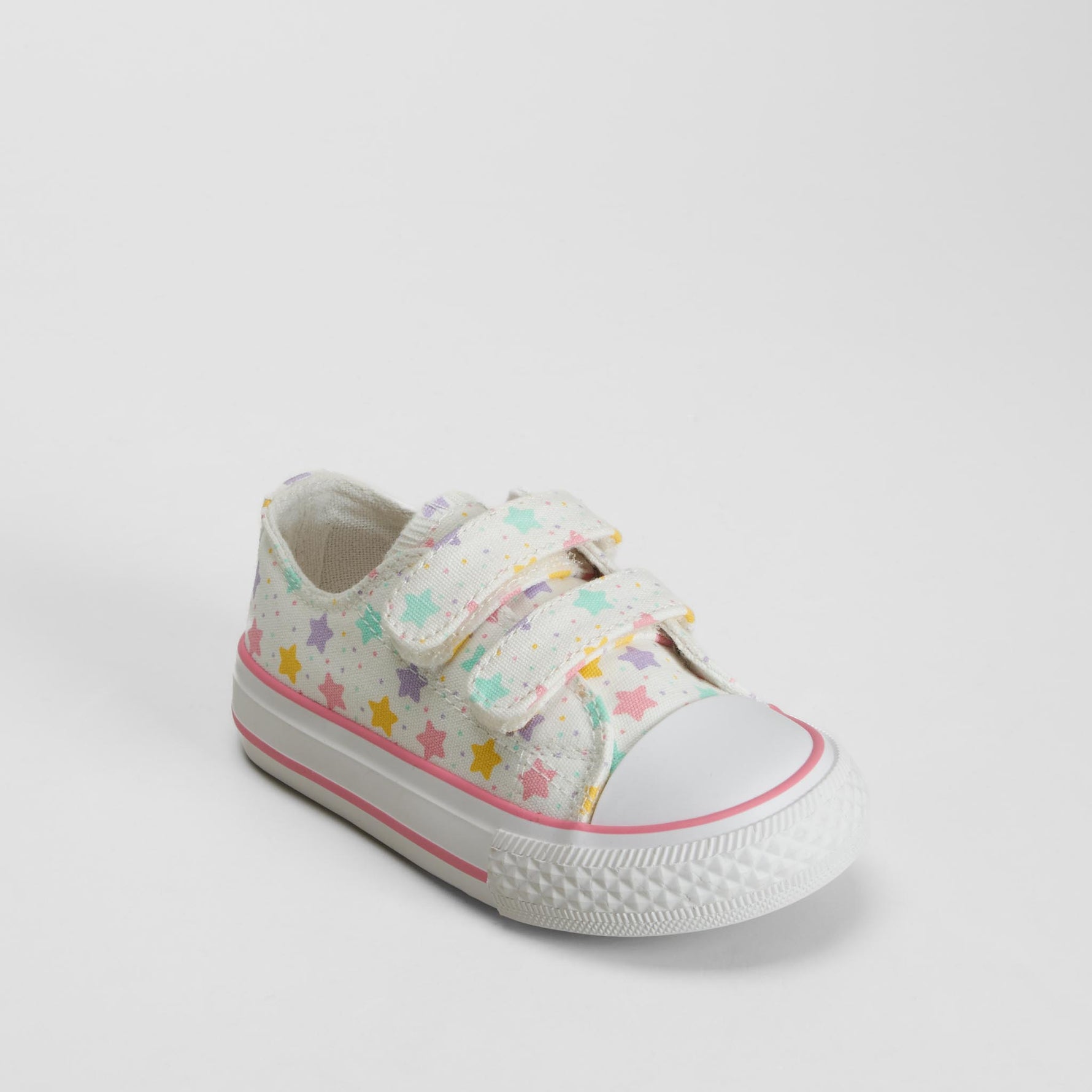 Zapatilla lona estrellas multicolor velcro BACHE