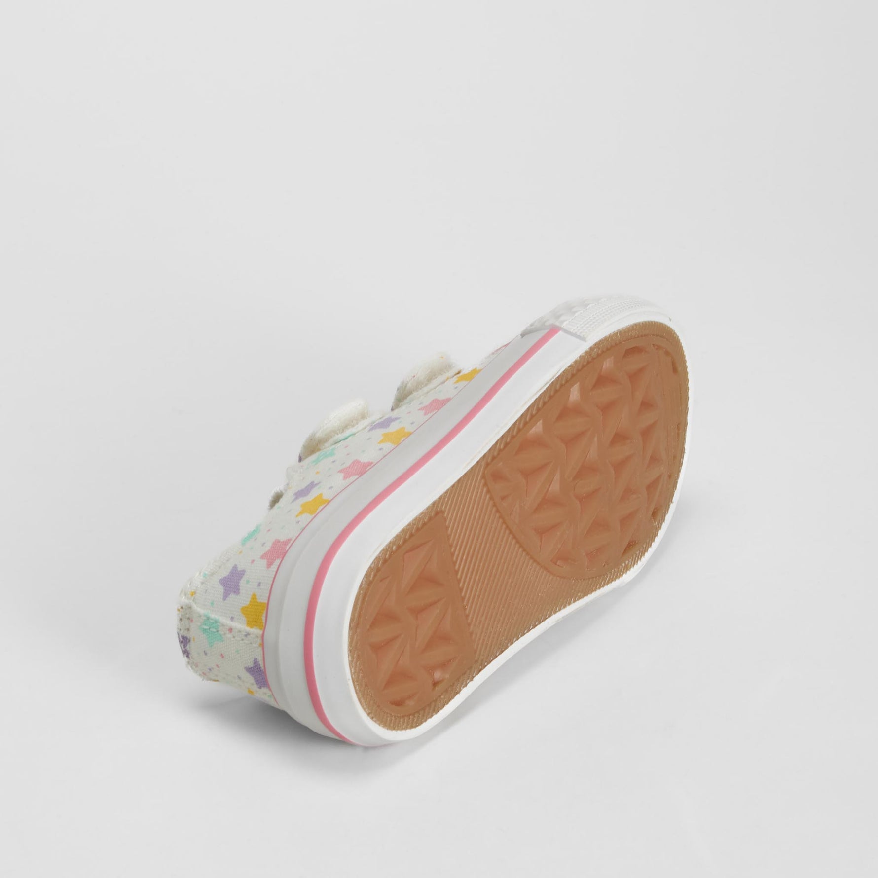 Zapatilla lona estrellas multicolor velcro BACHE