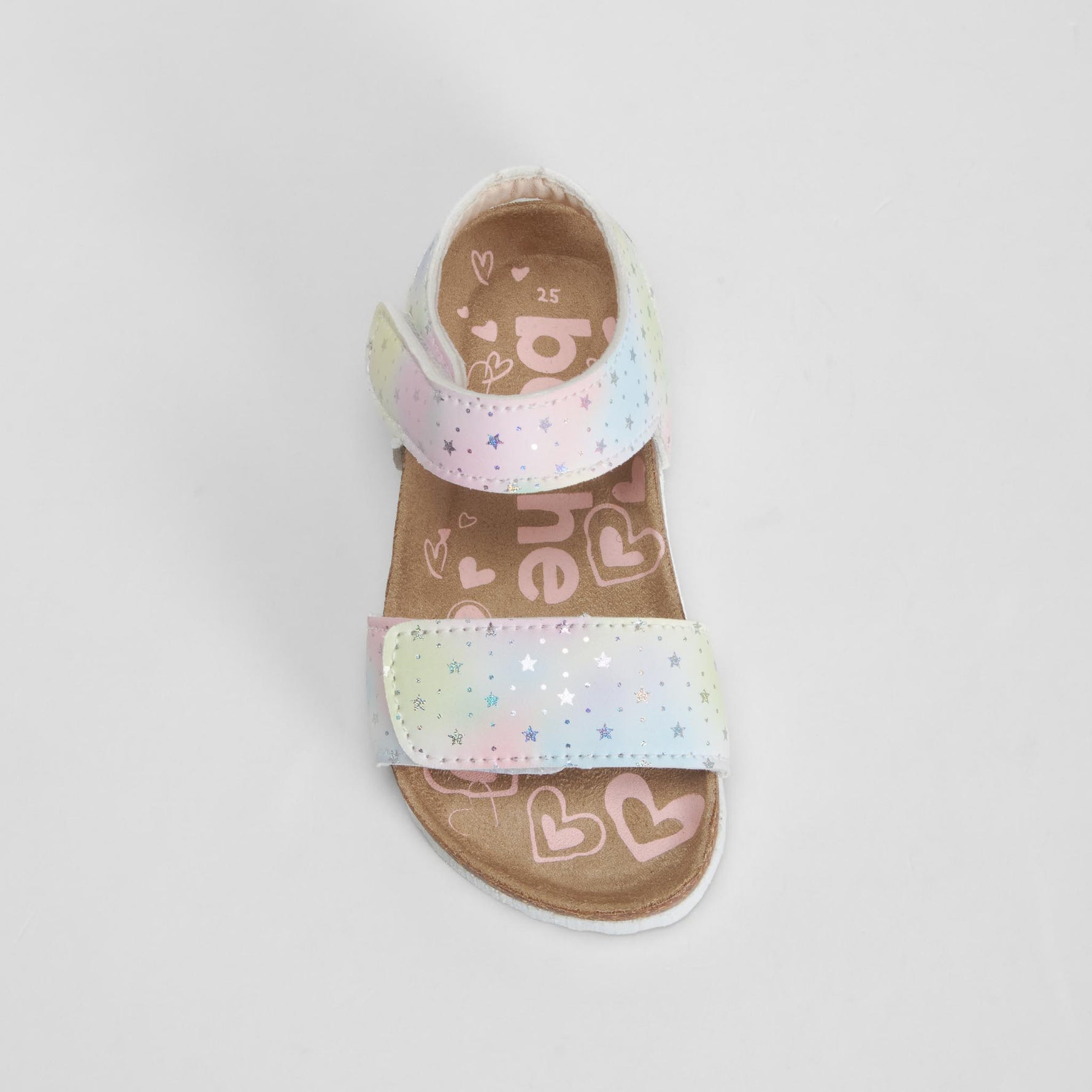 Sandalia bio bebé tie dye multicolor BACHE