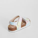 Sandalia bio bebé tie dye multicolor BACHE