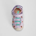 Sandalia deportiva bebé morada BACHE