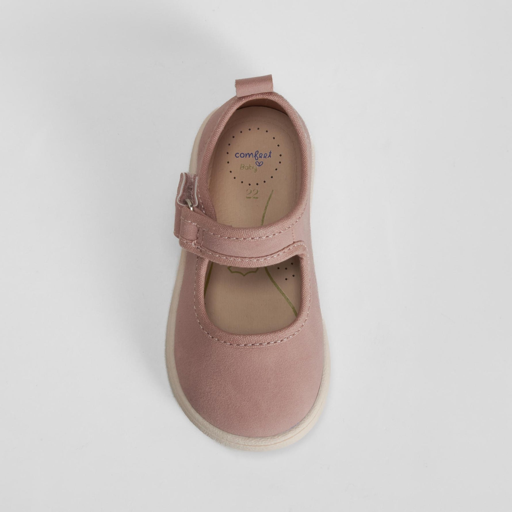 Merceditas lona bebé rosa COMFEET BABY