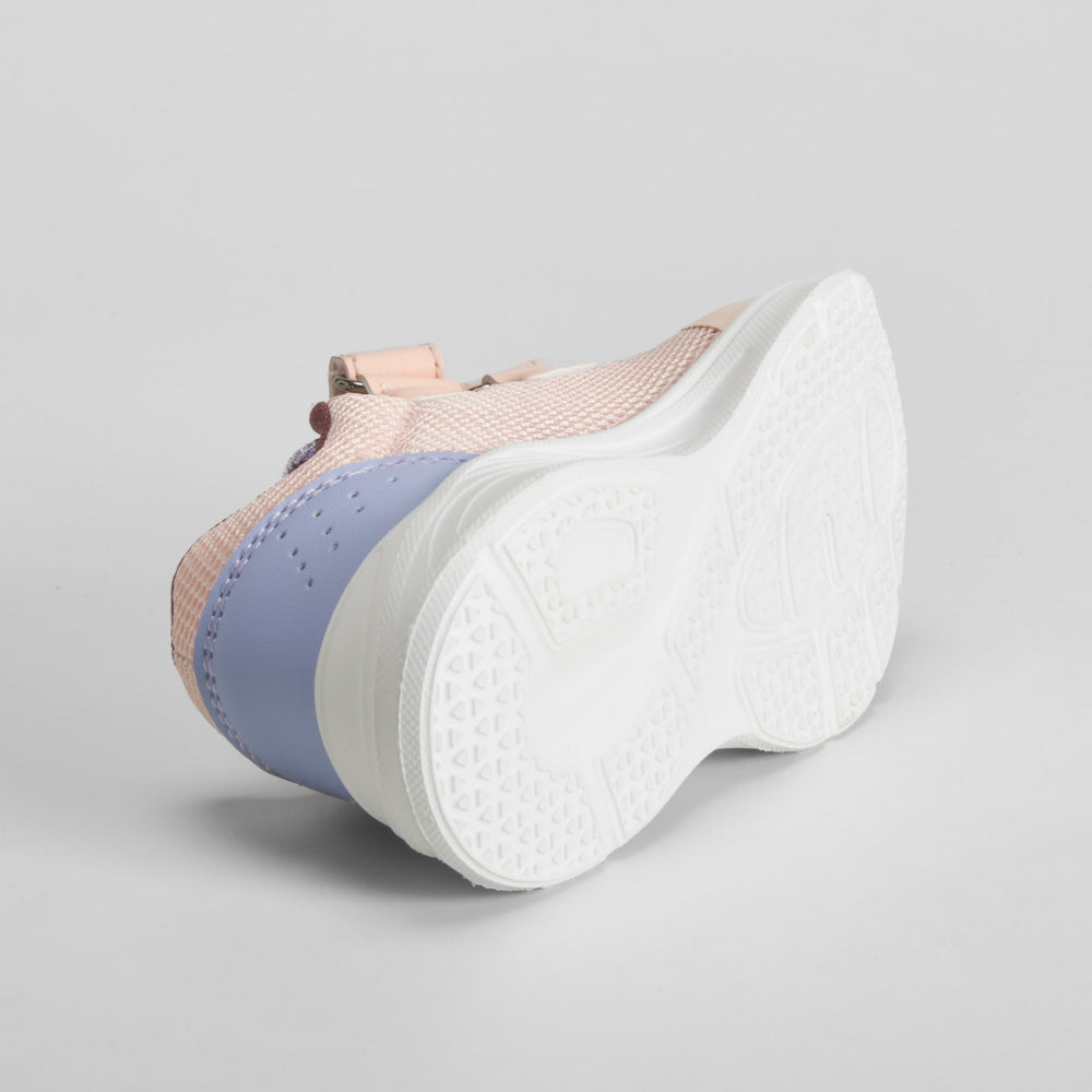 Deportiva rosa con velcro bebé UTWO