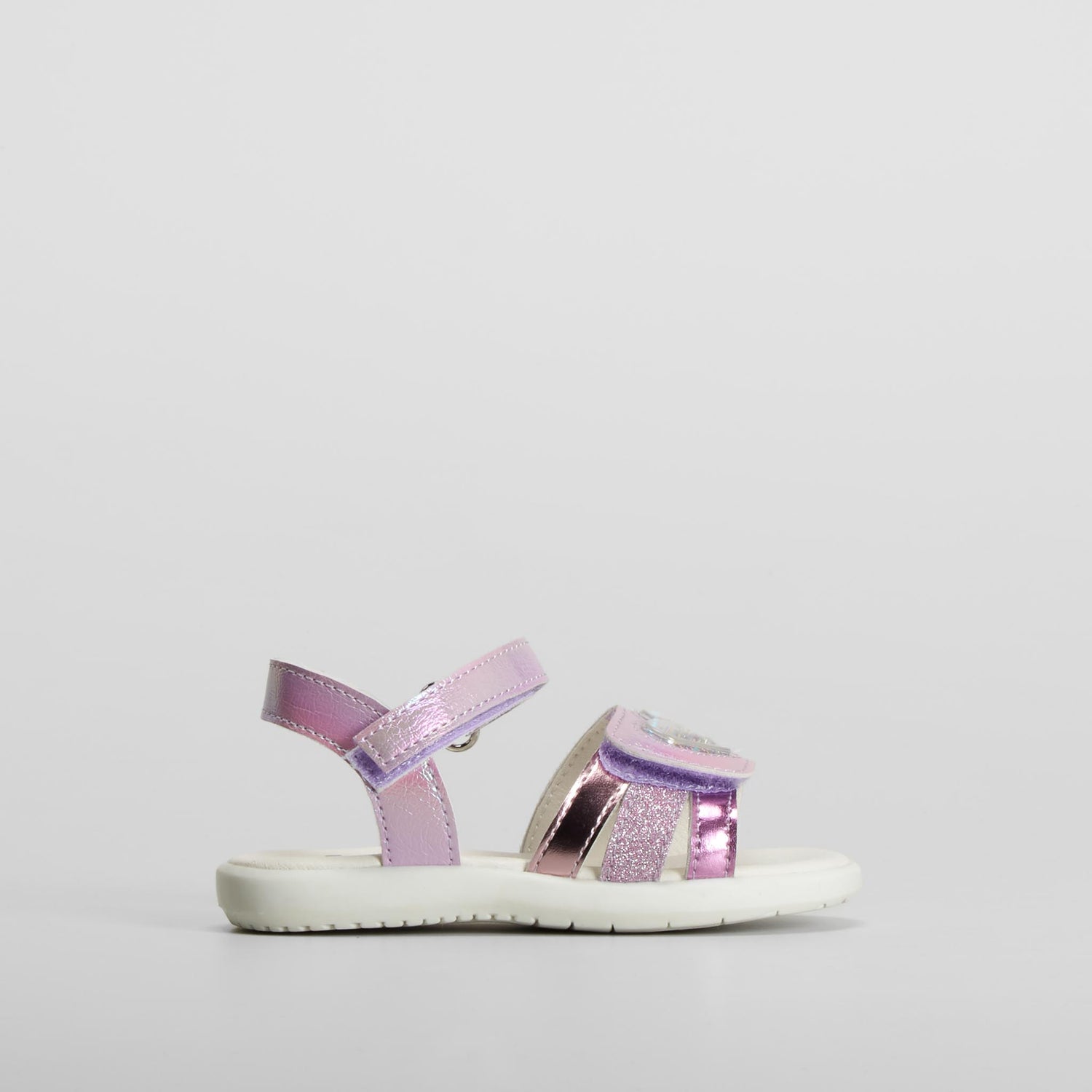 Sandalia estrellas multicolor bebé lila BACHE