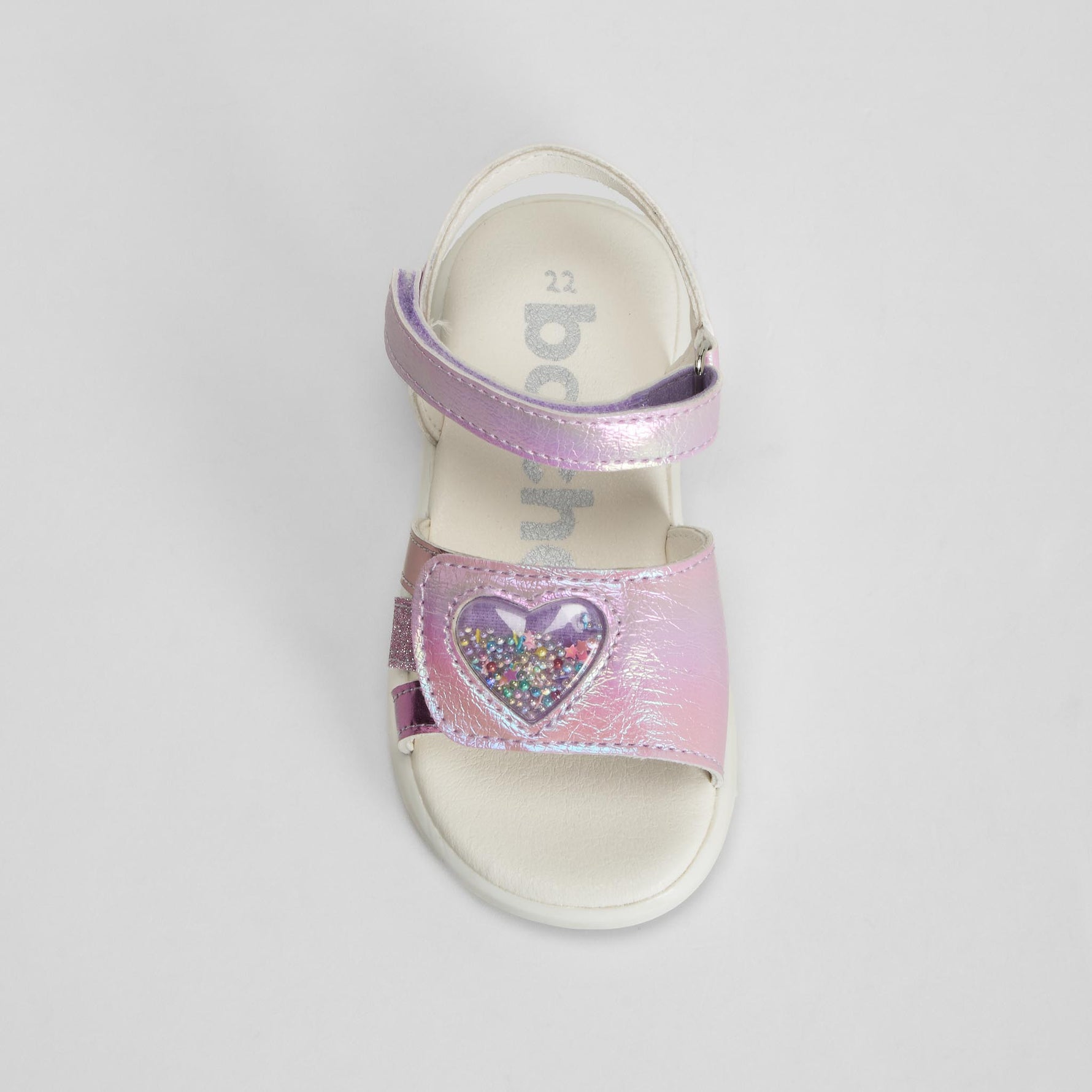 Sandalia estrellas multicolor bebé lila BACHE