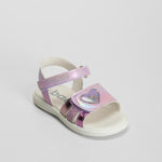 Sandalia estrellas multicolor bebé lila BACHE