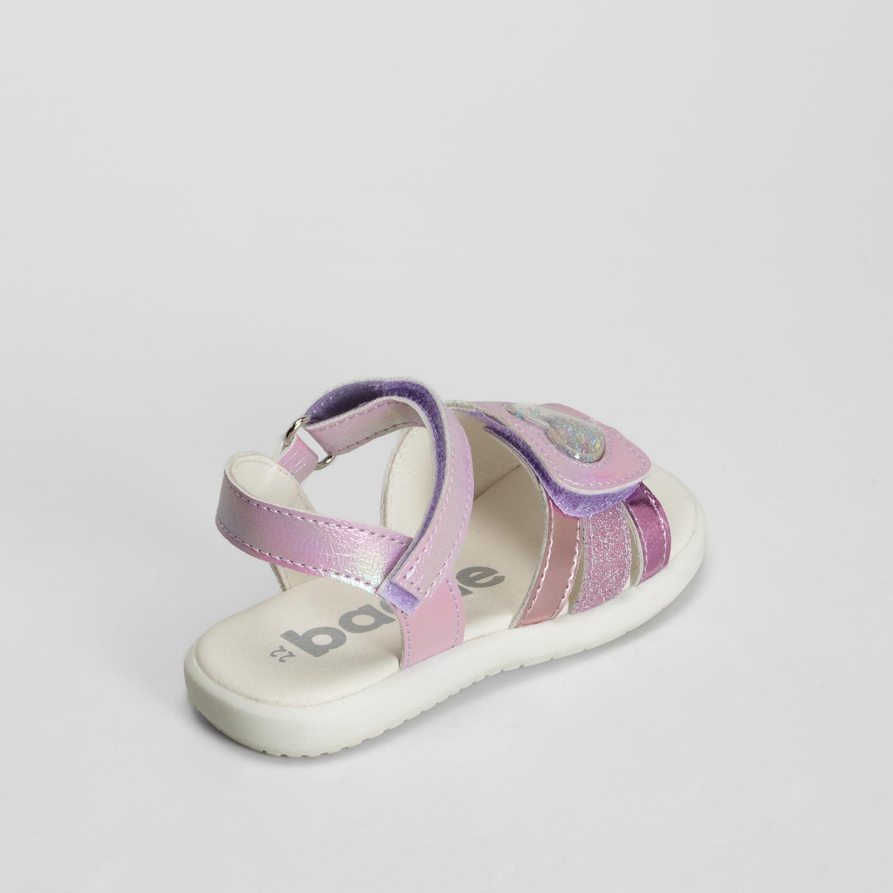 Sandalia estrellas multicolor bebé lila BACHE