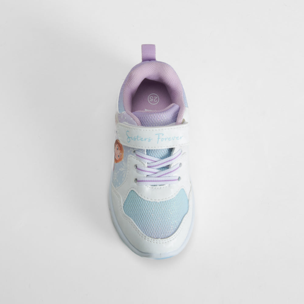 Deportiva infantil velcro blanca FROZEN