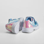 Deportiva azul infantil con velcro STITCH