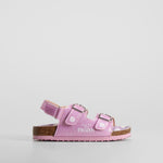 Sandalia bio hebillas rosa FROZEN