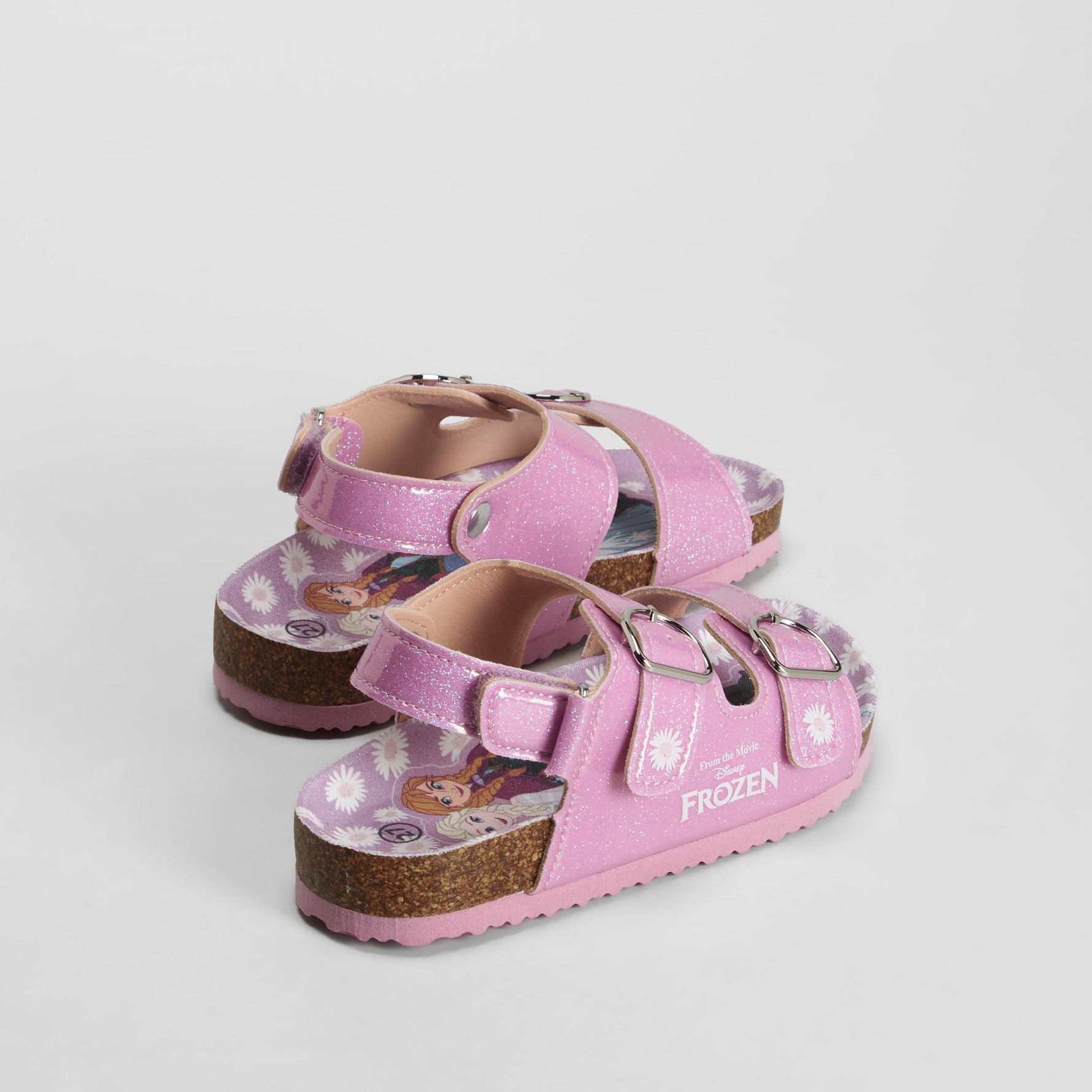 Sandalia bio hebillas rosa FROZEN