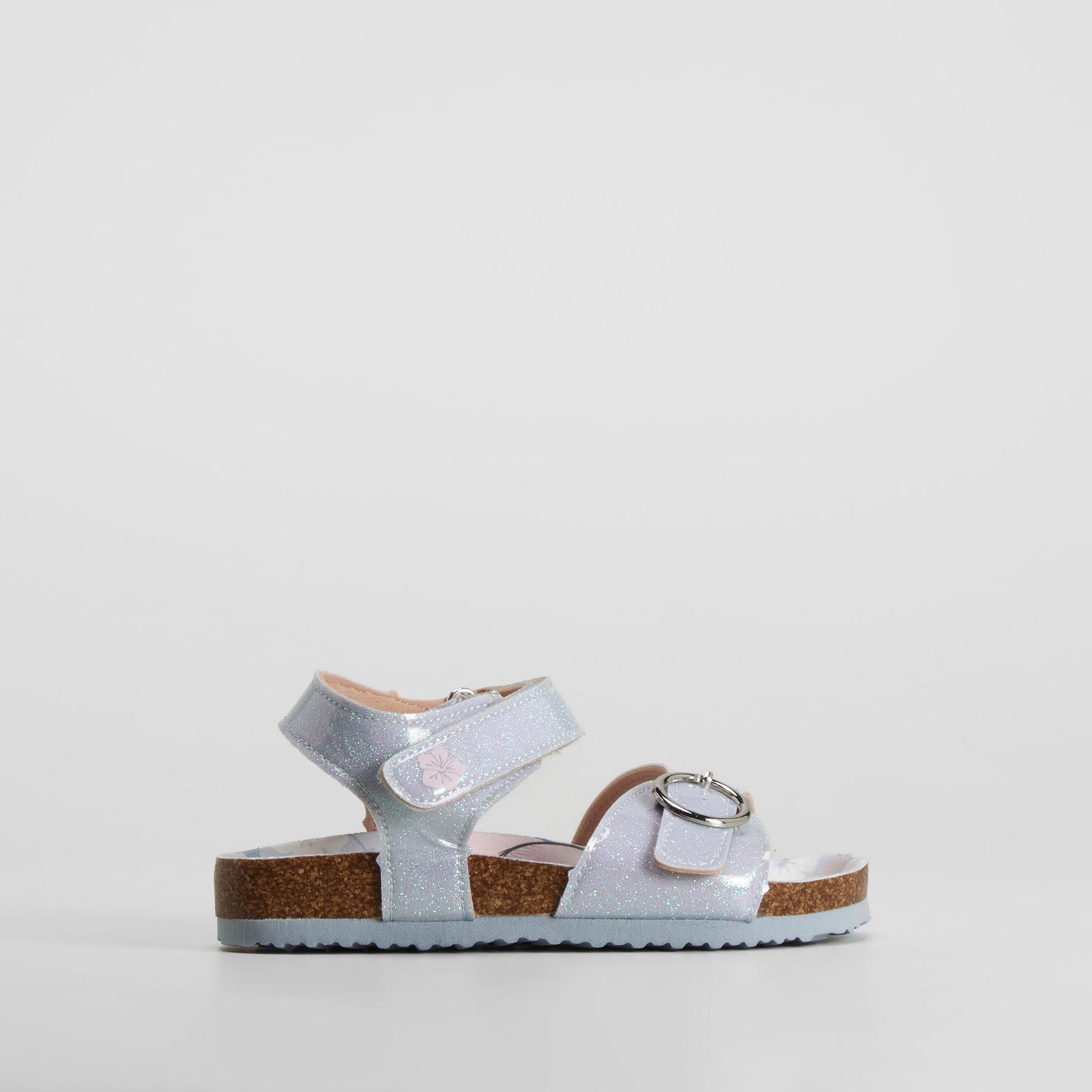 Sandalia bio velcro azul STITCH