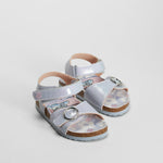 Sandalia bio velcro azul STITCH