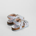 Sandalia bio velcro azul STITCH