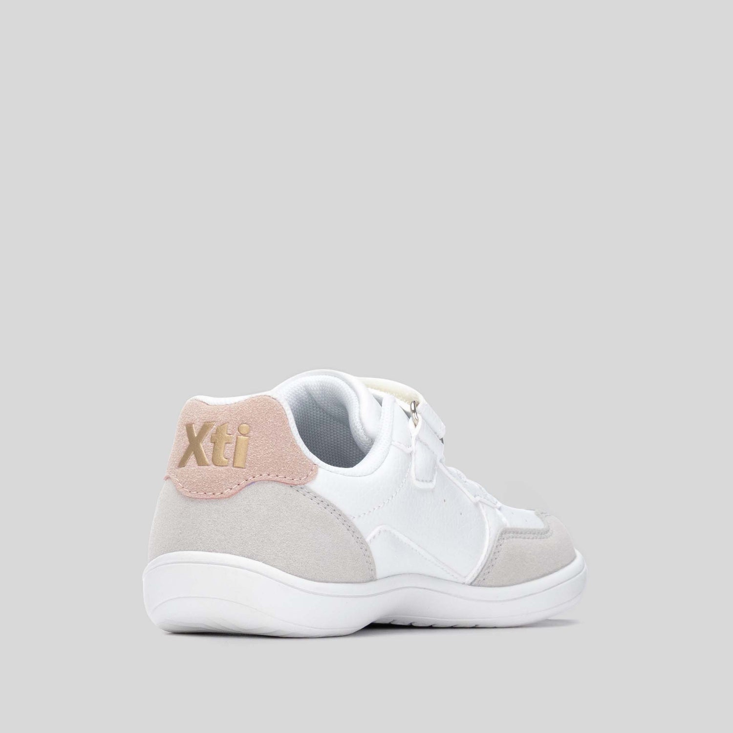 Zapatilla deportiva barefoot velcro blanca XTI