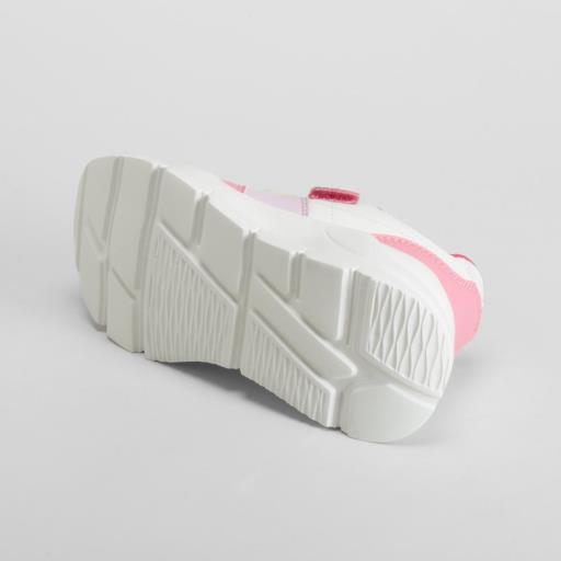 Zapatilla deportiva rosa cierre velcro XTI