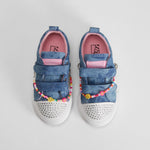 Zapatilla de lona pulsera denim azul BEPPI