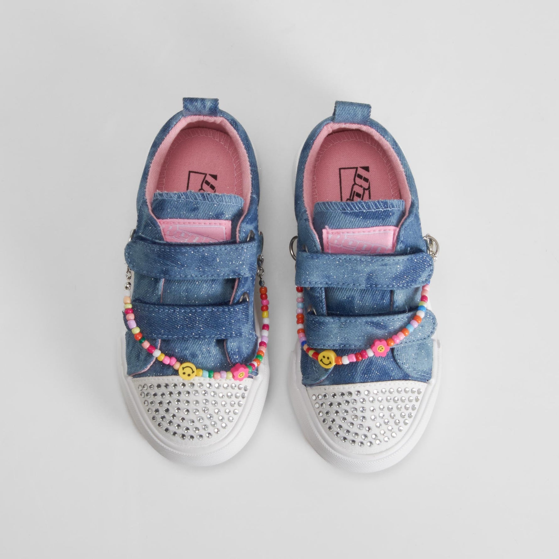 Zapatilla de lona pulsera denim azul BEPPI