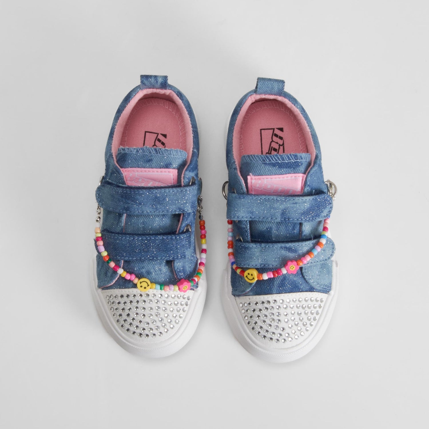Zapatilla de lona pulsera denim azul BEPPI