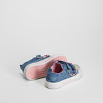 Zapatilla de lona pulsera denim azul BEPPI