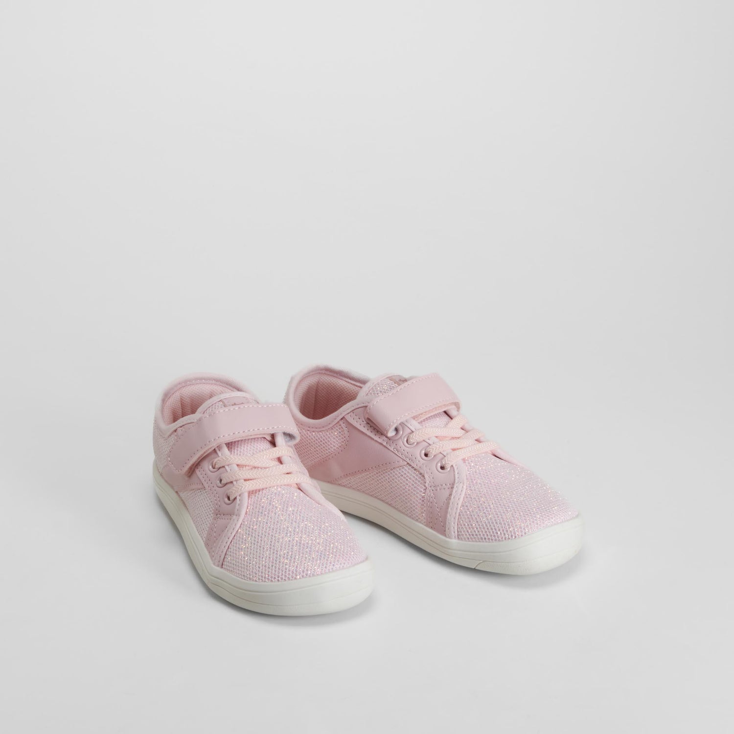 Zapatilla deportiva mesh brillo rosa COMFEET