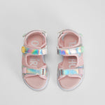 Sandalia chunky brillante plata OH GIRL!