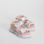 Sandalia chunky brillante plata OH GIRL!