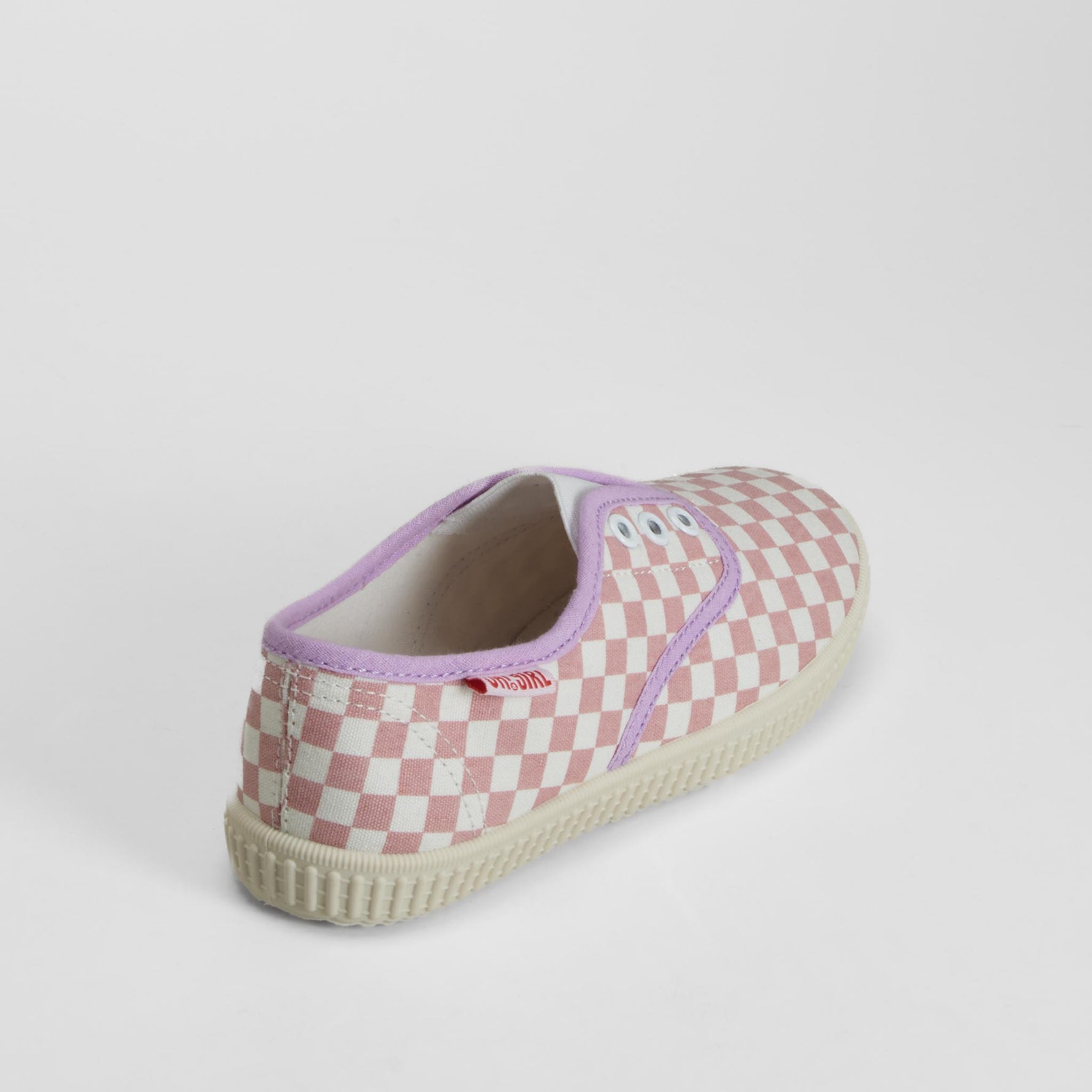 Zapatilla lona print cuadros multicolor OH GIRL!