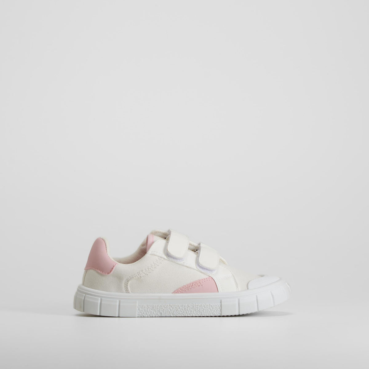 Zapatilla lona velcro blanca OH GIRL!