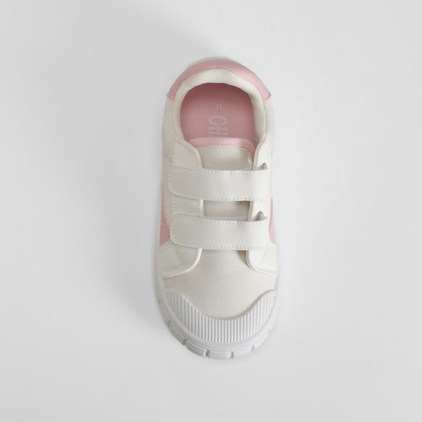 Zapatilla lona velcro blanca OH GIRL!