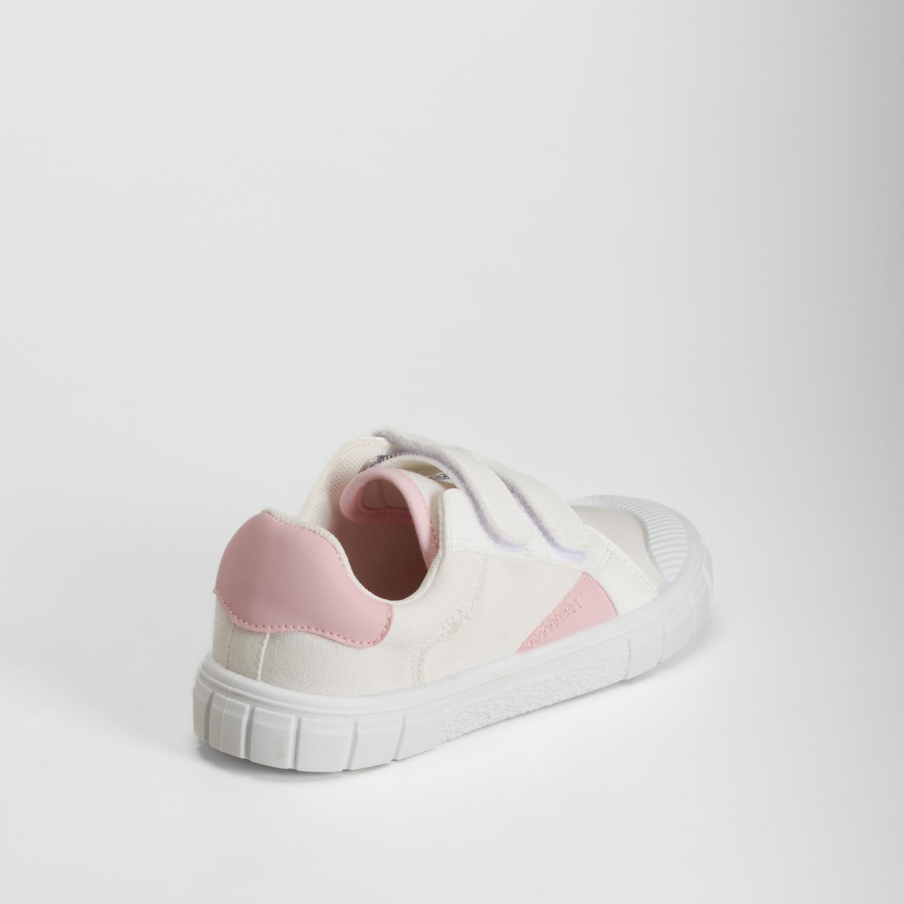 Zapatilla lona velcro blanca OH GIRL!