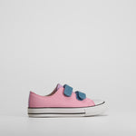 Zapatilla lona velcro bicolor rosa OH GIRL!