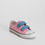 Zapatilla lona velcro bicolor rosa OH GIRL!