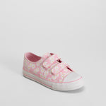 Zapatilla lona velcro flores rosa OH GIRL!