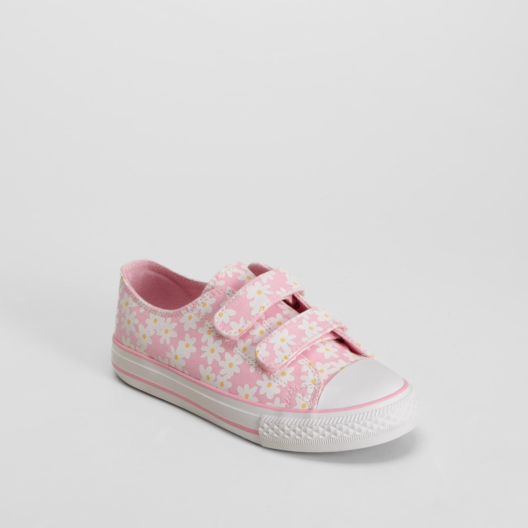 Zapatilla lona velcro flores rosa OH GIRL!