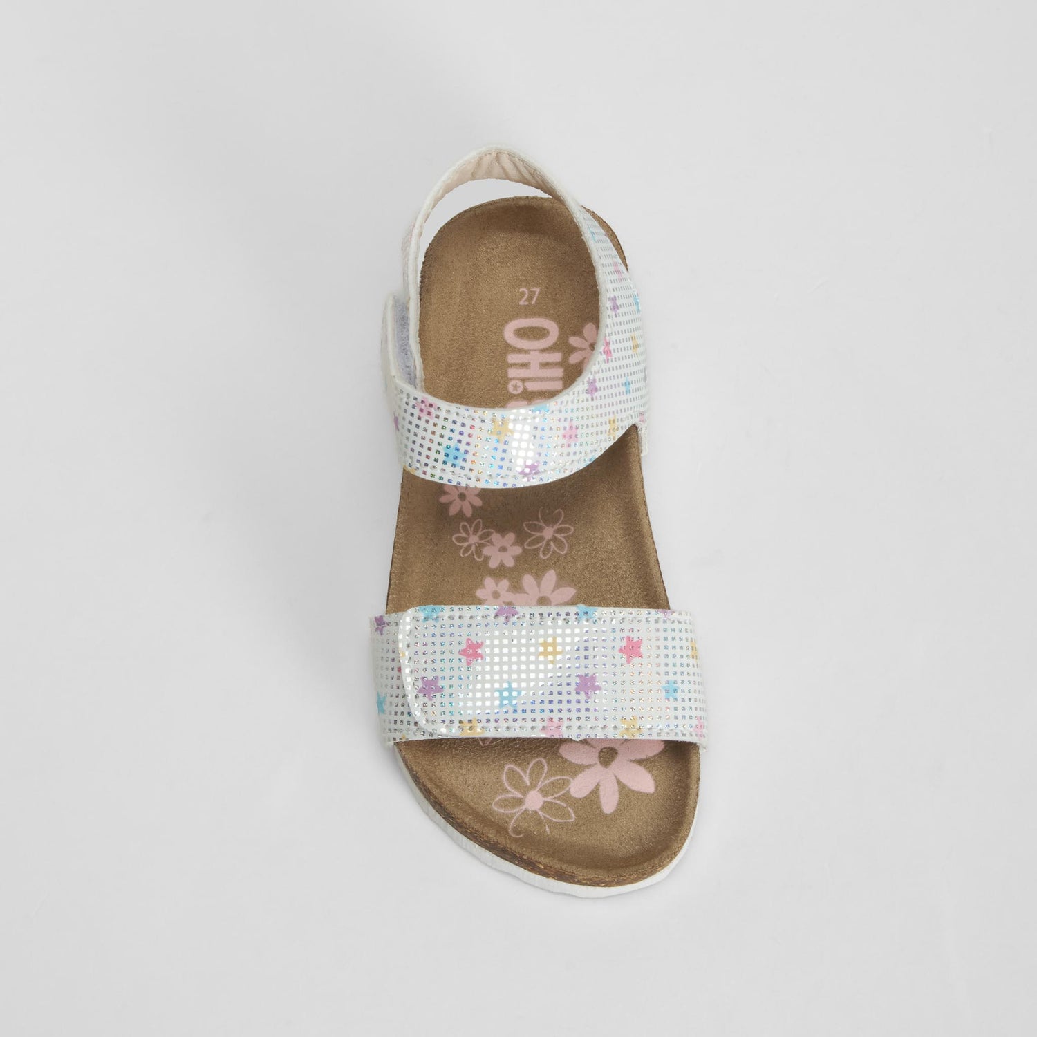 Sandalia bio estampado estrellas blanca OH GIRL!